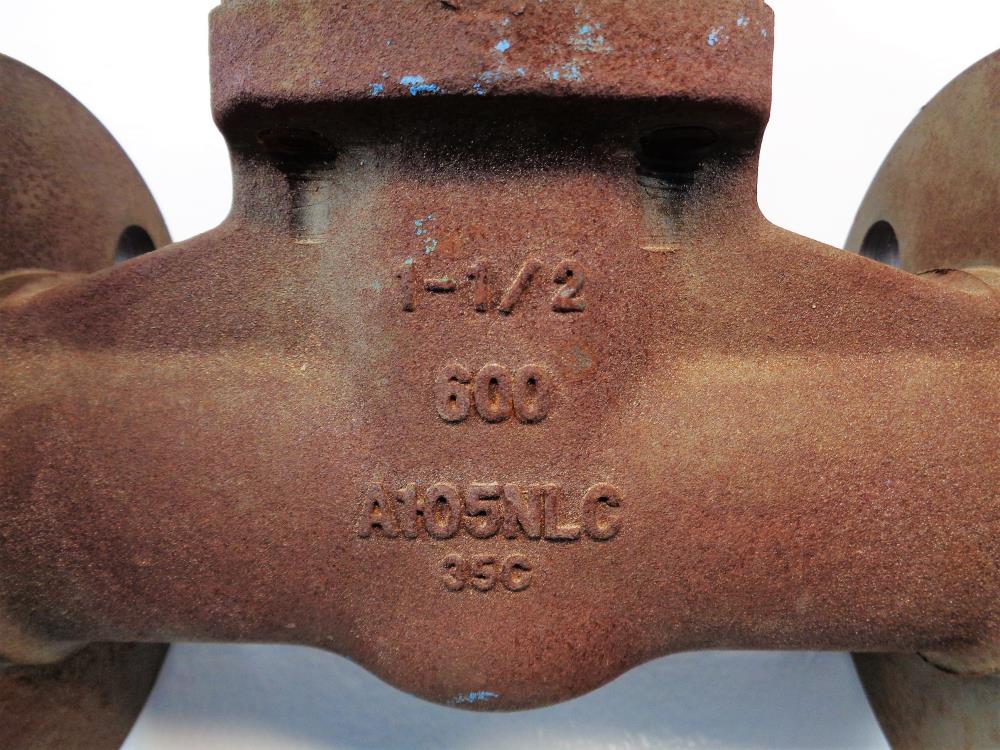 Smith 1.5" 600# A105 Gate Valve